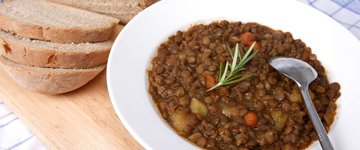 Lentil, Kale & Sausage Stew