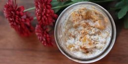 Vanilla Peach Overnight Quinoa Oats  ( Copy )