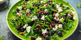 Blueberry, Almond and Feta Salad