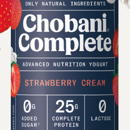 Chobani Complete Strawberry Cream Greek Yogurt Drink