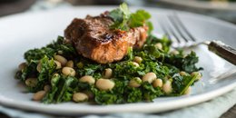 Greens and Beans with Rosemary and Thyme