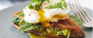 Sweet Potato "Toast" with Avocado & Egg