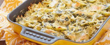 Spinach Artichoke Pasta with Chicken