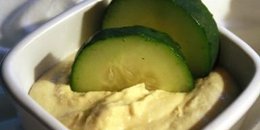 Cucumber and Hummus 