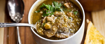 Mushroom and Millet Soup - Healthy style