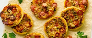 Mini Deep Dish Pizzas