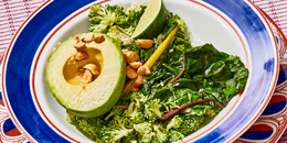 Broccoli with Avocado, Peanuts, Chili & Lime