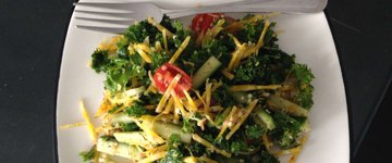 Golden Beet and Kale Salad