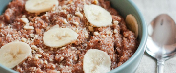 Banana Almond Teff Porridge