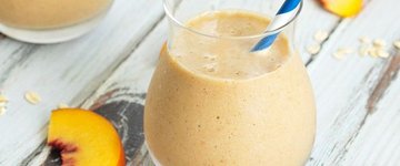 Healthy Peach Crisp Smoothie