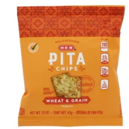 H-E-B Wheat & Grain Pita Chips