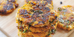 Savory Sweet Potato & Kale Pancakes ( Copy )