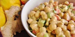 10-Minute Creamy Chickpea Salad