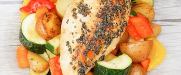 Lemon Herb Chicken with Garden Vegetables