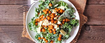 Roasted Chickpea & Kale with Creamy Dressing