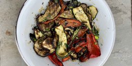 Grilled marinated Veg Meal Prep