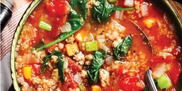 Sausage and Quinoa Minestrone