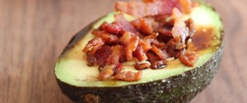 Avocado Bacon Snack