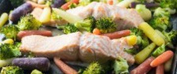 Low Fodmap Salmon, Broccoli and Carrots