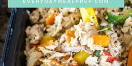 15-Minute Meal Prep Chicken & Rice Bowls