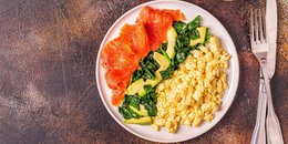 Smoked Salmon & Avocado Scramble