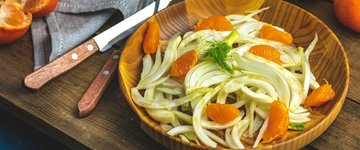 Fennel Salad with Tangerine & Dried Cherries