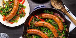 Paleo Kale, Sausage & Pepper Skillet