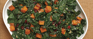 Butternut Squash, Kale & Dried Cranberries Delight