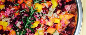 Mango Beet Rosemary Lime Salad