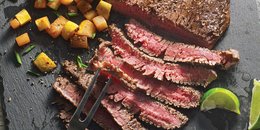 Seared Flank Steak With Potatoes & Squash