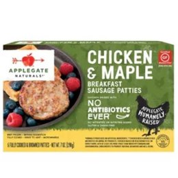 Applegate Chicken & Maple Breakfast Sausage Patties