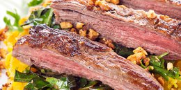 Flank Steak with Cauliflower Rice & Mustard Greens