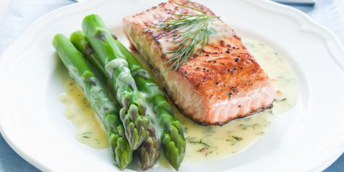 Baked Salmon and Veggies