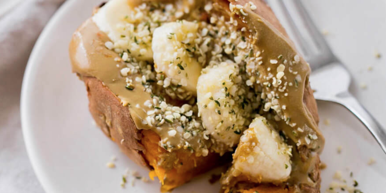 Breakfast Baked Potato with SunButter