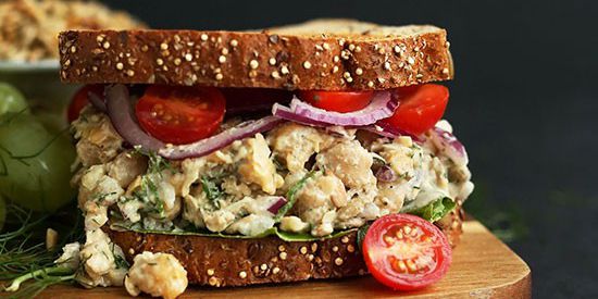 Chickpea Sunflower Sandwich