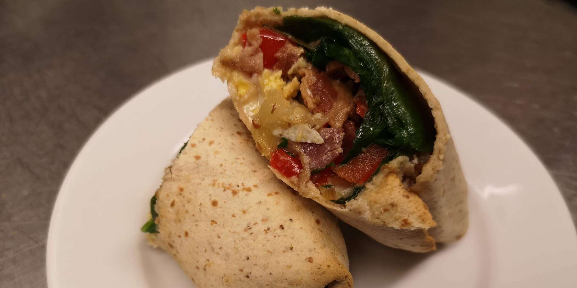 Breakfast Wrap with Low Carb Tortilla