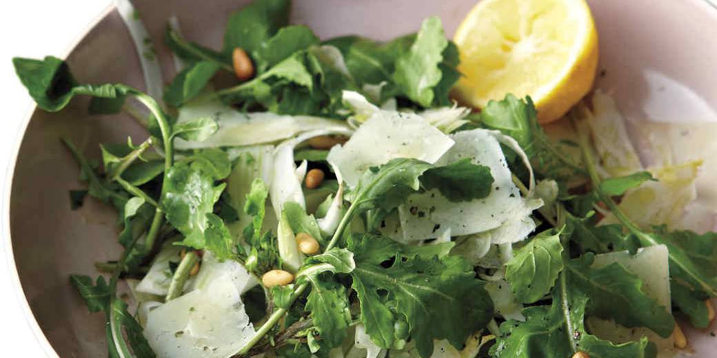 Arugula Salad with Fennel and Shaved Parmesan