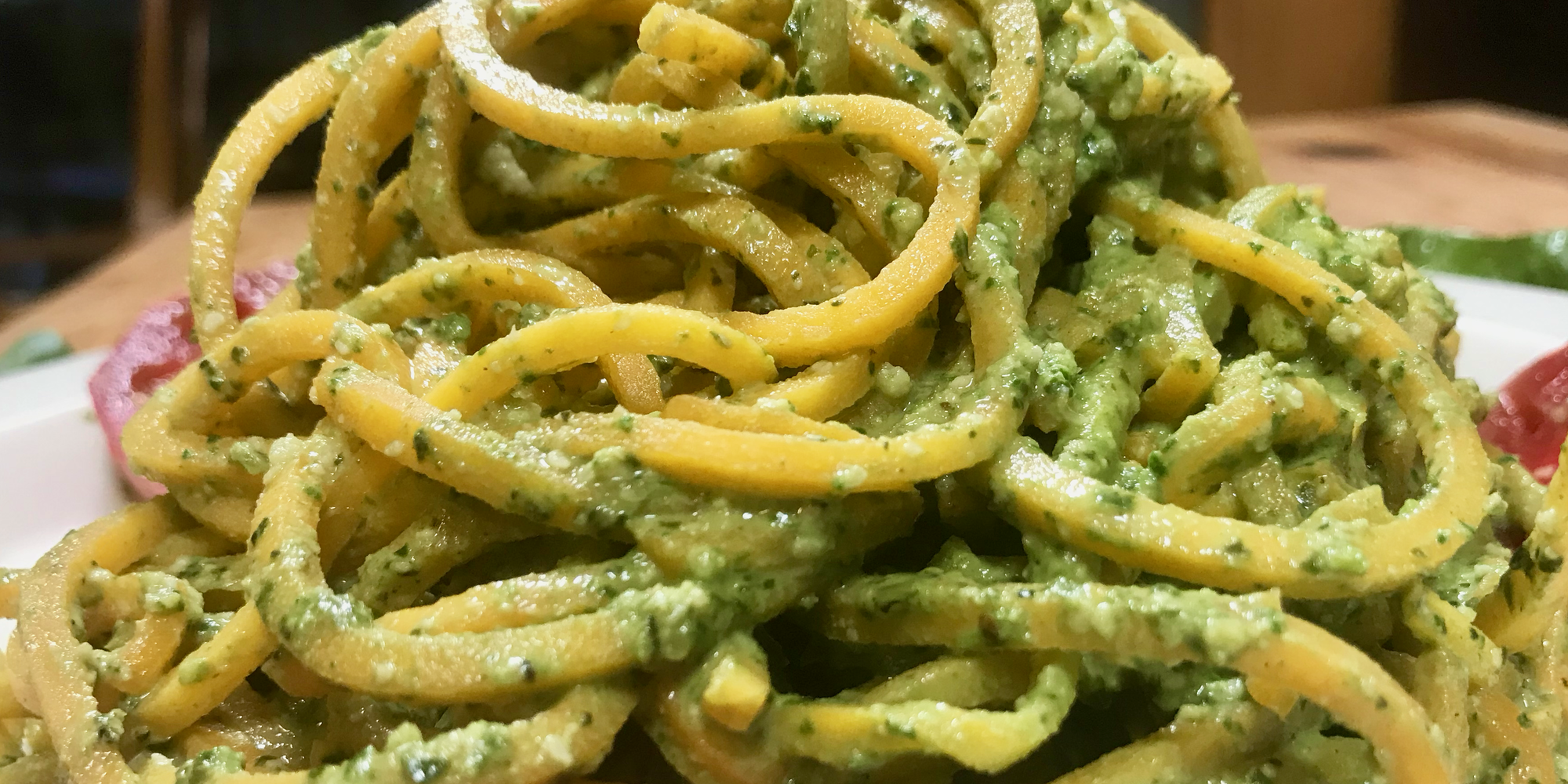 Butternut Squash Noodles with Hempseed Pesto