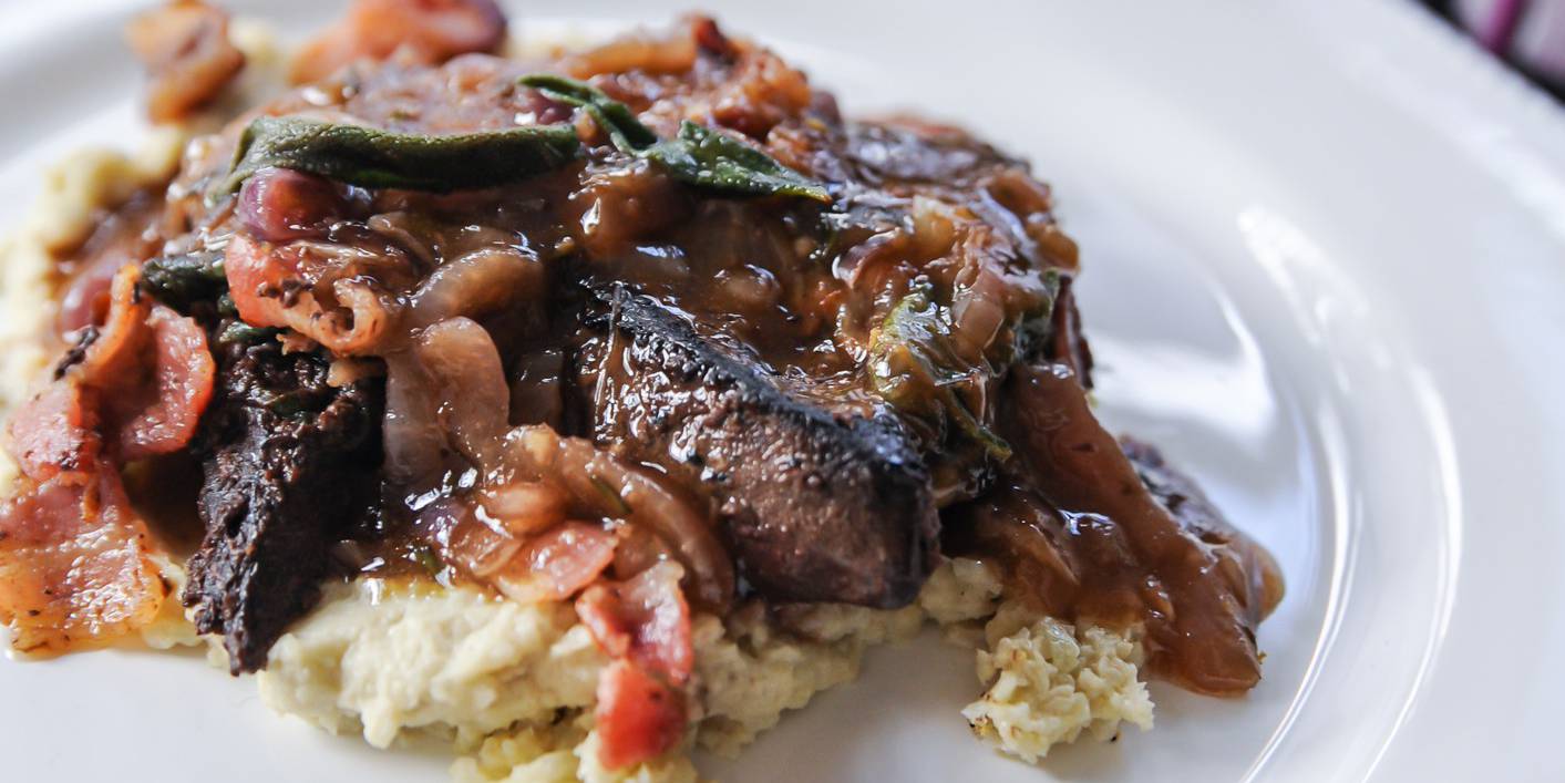 Calves Liver, Mash & Onion Gravy