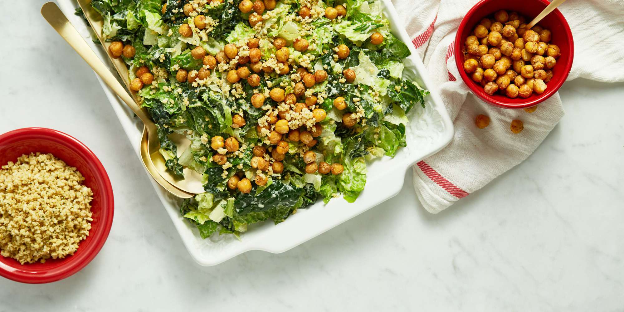 Crowd-Pleasing Vegan Caesar Salad