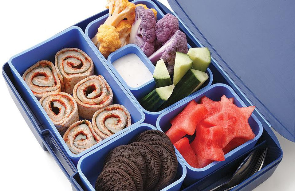 Pizza Roll-Up Bento Lunch Box