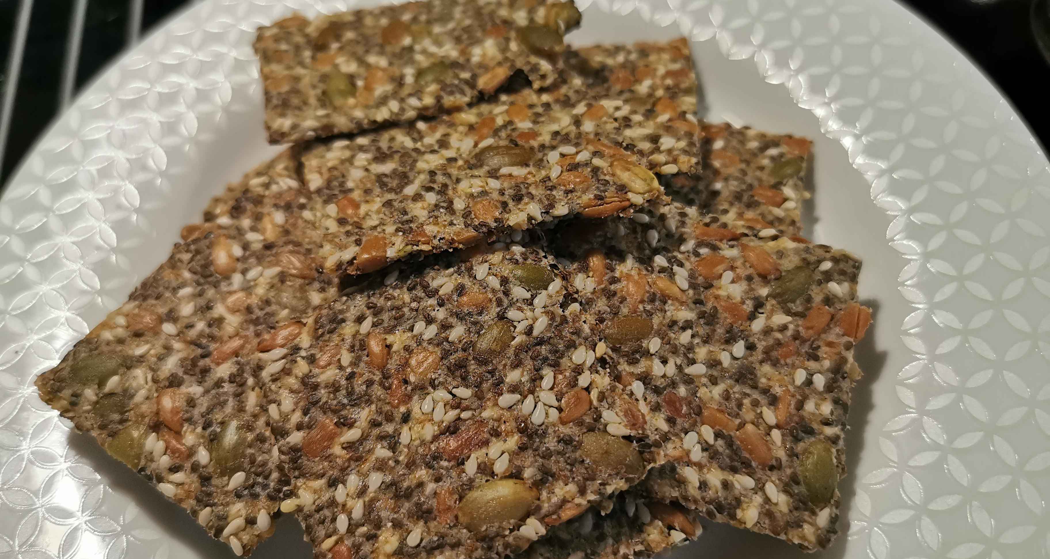 Low Carb Seed Crackers