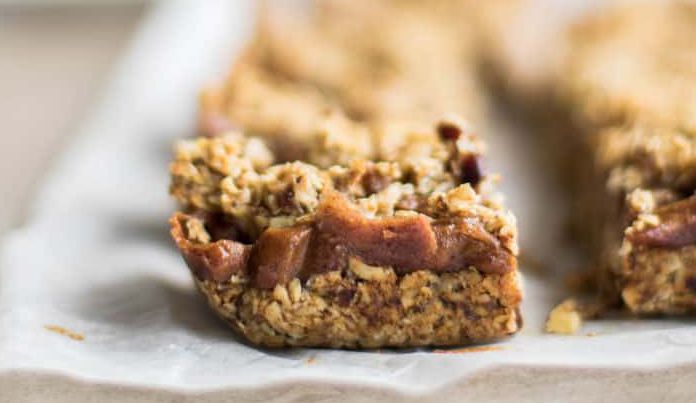 Gluten Free Date Bars {No Added Sugar}