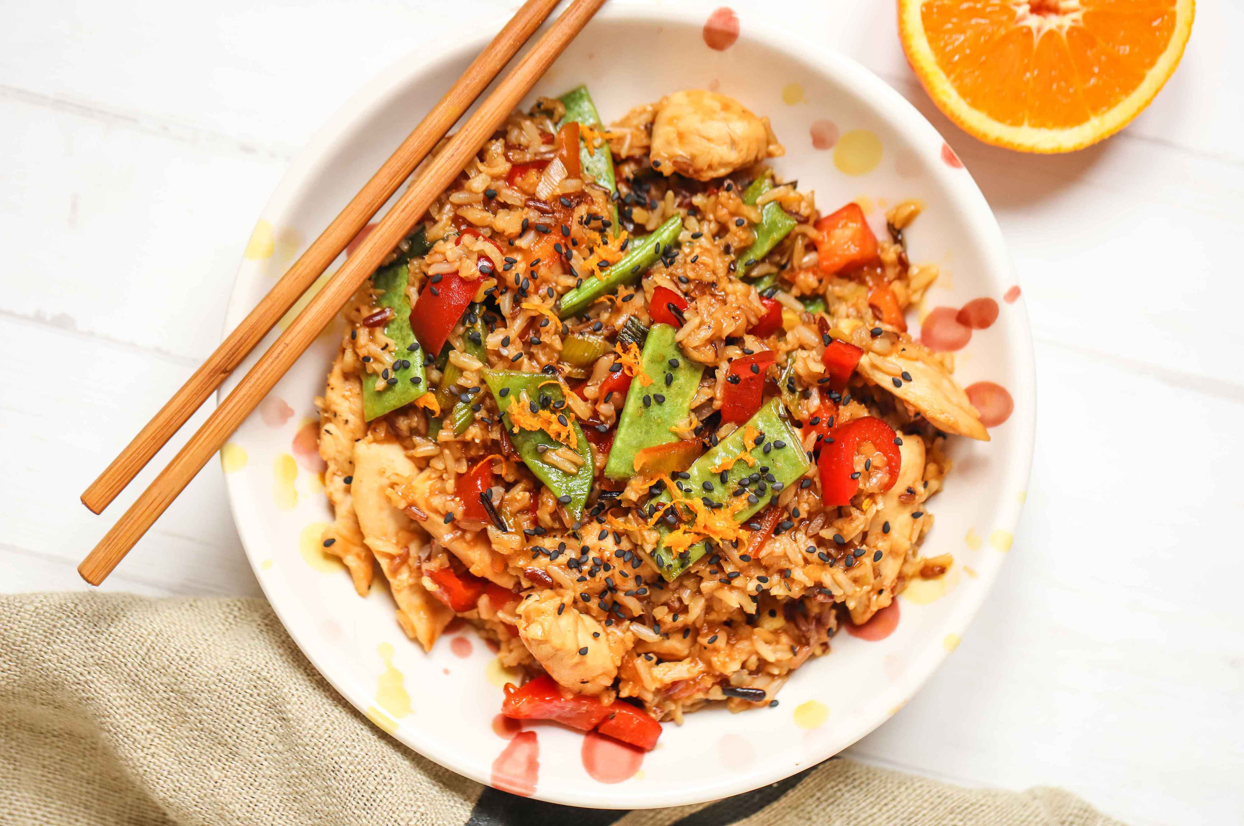 Chicken Orange Stir Fry