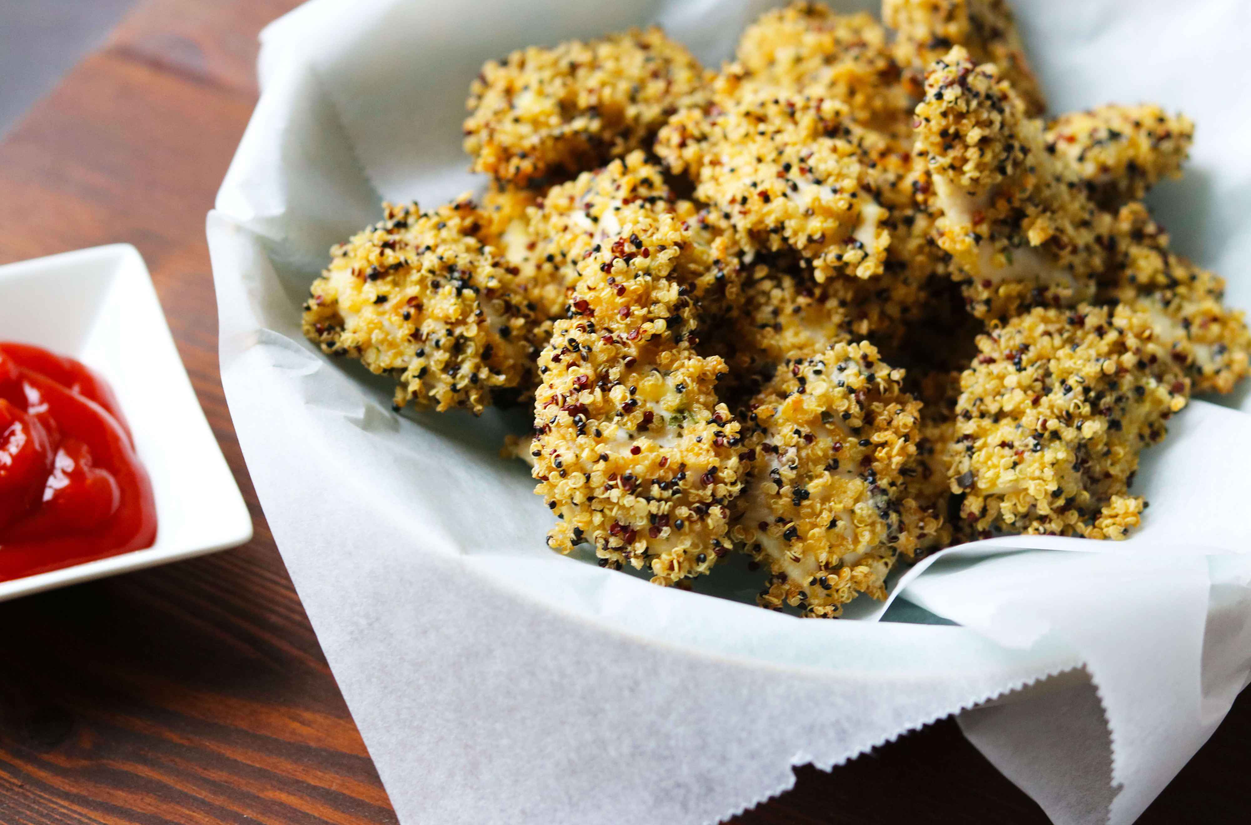 Homemade Quinoa Chicken Nuggets