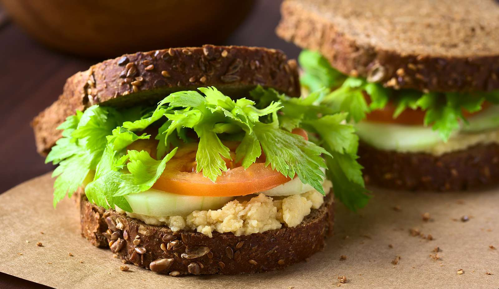 Smashed Chickpea Salad Sandwich