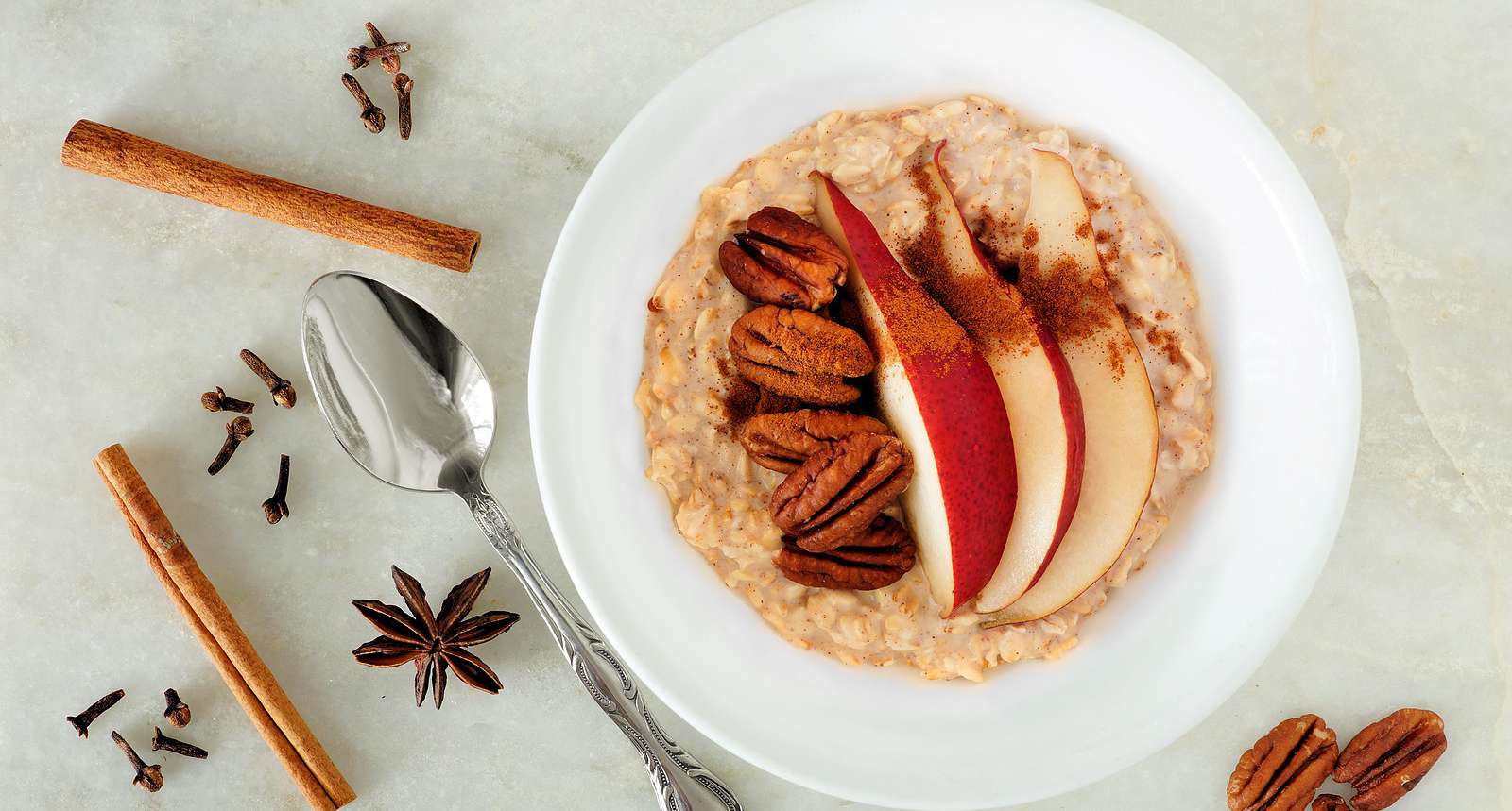 Bulgur with Maple and Pear Breakfast Bowl