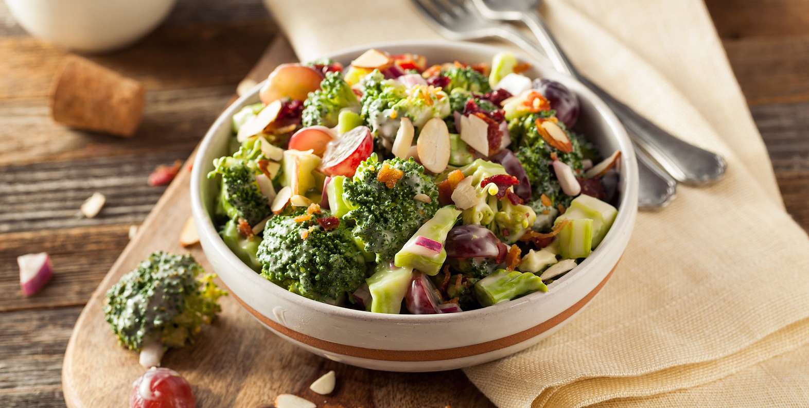 Creamy & Crunchy Broccoli Salad