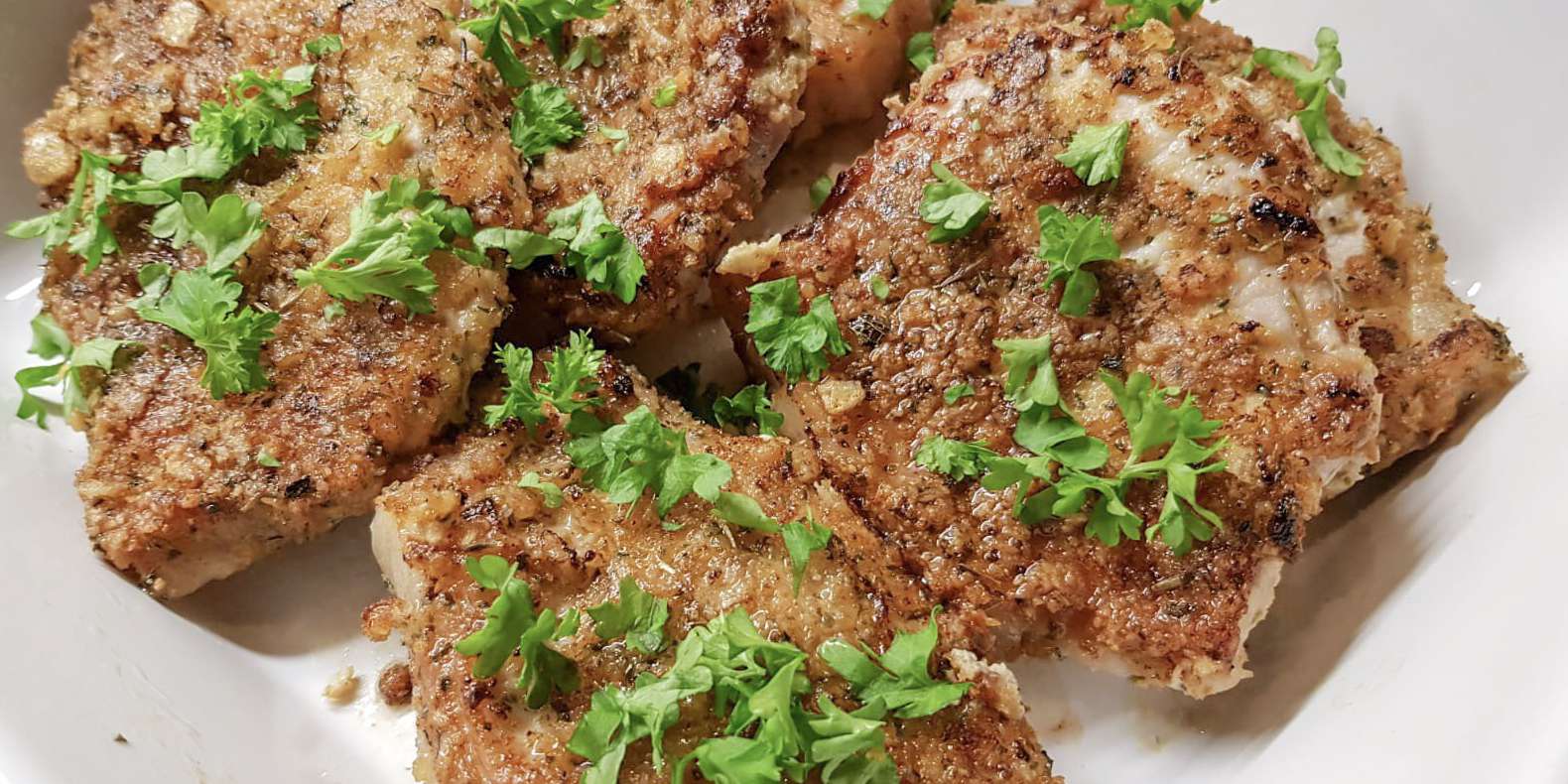 Herb Crusted Pork Chops