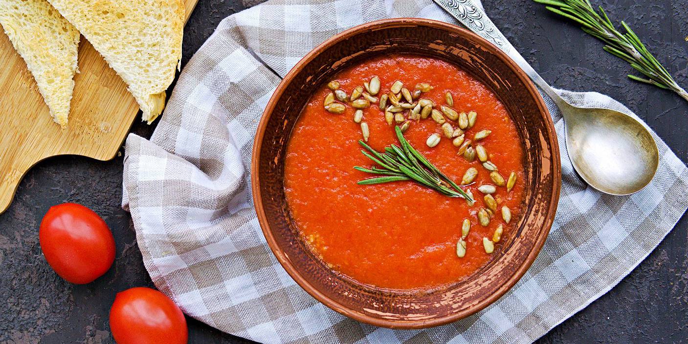 Roasted Red Pepper and Tomato Soup